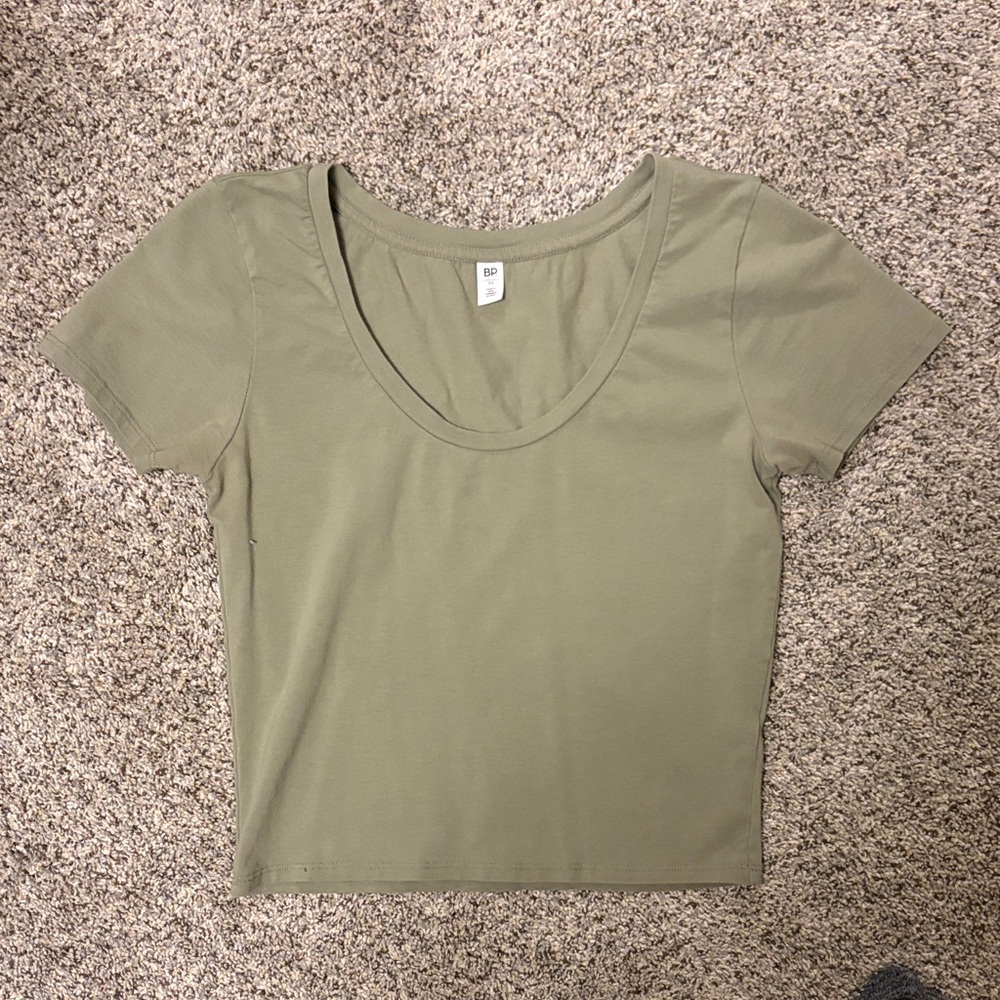 BP Olive Crop Top